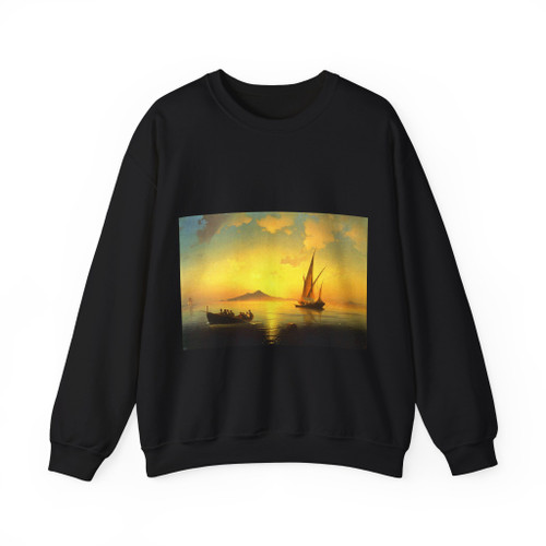 AIVAZOVSKY, Ivan Konstantinovich - The Bay of Naples (Artwork) Crewneck Sweatshirt
