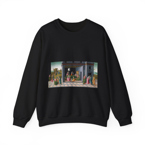 BARTOLOMEO di Giovanni - Scenes from the Life of St John the Baptist (Artwork) Crewneck Sweatshirt