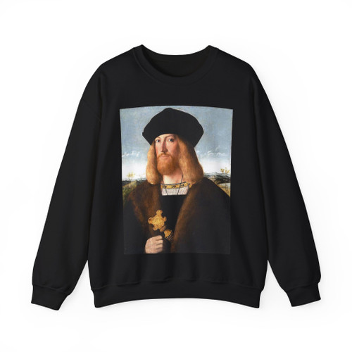 BARTOLOMEO Veneto - Portrait of a Bearded Gentleman (Artwork) Crewneck Sweatshirt