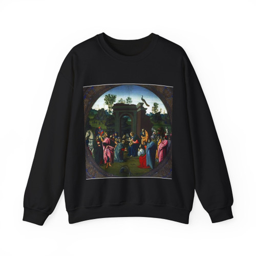 BARTOLOMEO di Giovanni - The Adoration of the Magi (Artwork) Crewneck Sweatshirt
