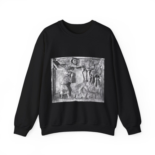 GIOVANNI d'Agostino - Hexagonal font (detail) (Artwork) Crewneck Sweatshirt