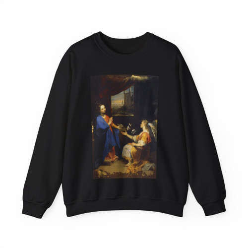 BAROCCI, Federico Fiori - Annunciation1 (Artwork) Crewneck Sweatshirt