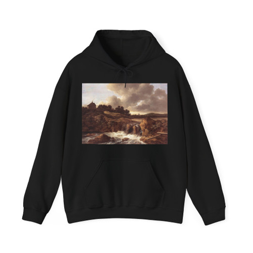 RUISDAEL, Jacob Isaackszon van - Landscape with Waterfall (Artwork) Hoodie