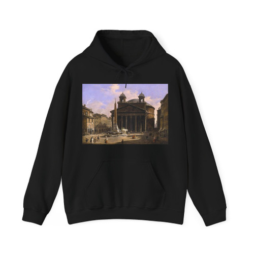 CAFFI, Ippolito - View of the Pantheon, Rome (Artwork) Hoodie