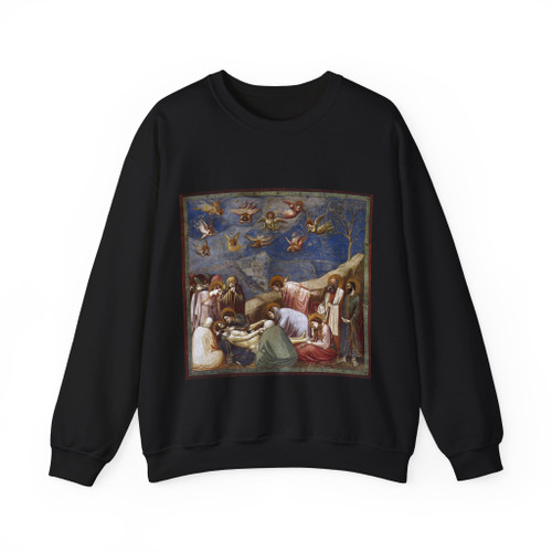 GIOTTO di Bondone - 20. Lamentation (The Mourning of Christ) (Artwork) Crewneck Sweatshirt