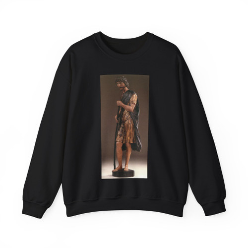 FRANCESCO di Giorgio Martini  -sculptures- St Christopher (Artwork) Crewneck Sweatshirt