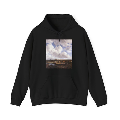 RUISDAEL, Jacob Isaackszon van - View of Haarlem with Bleaching Grounds (Artwork) Hoodie