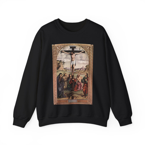 FRANCIA, Francesco - Crucifixion (Artwork) Crewneck Sweatshirt