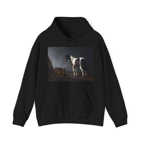 CALRAET, Abraham van - A Horse with a Saddle Beside it (Artwork) Hoodie