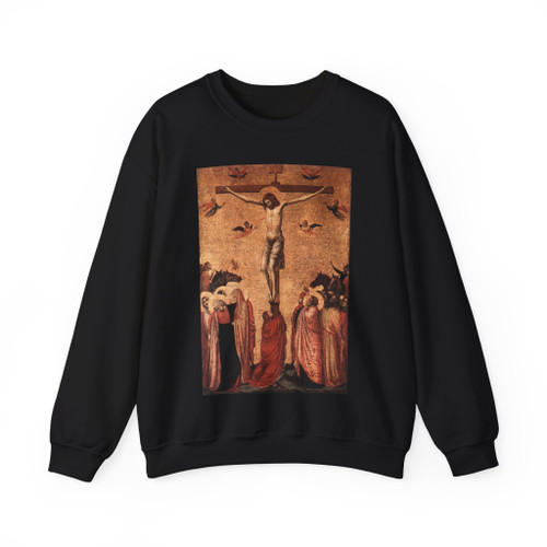GIOTTO di Bondone - Crucifixion2 (Artwork) Crewneck Sweatshirt