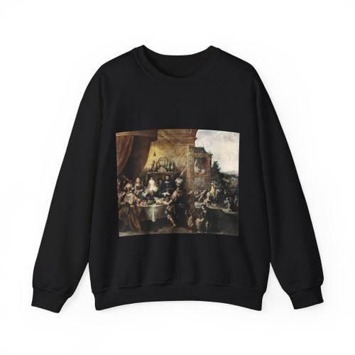 FRANCKEN, Frans II - Feast of Esther (Artwork) Crewneck Sweatshirt
