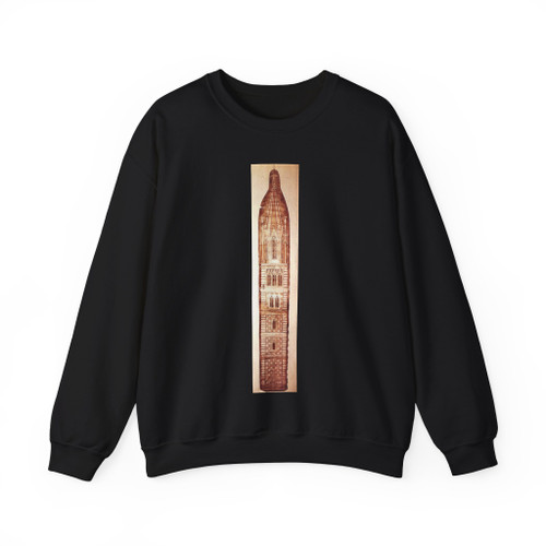 GIOTTO di Bondone - Design sketch for the Campanile (Artwork) Crewneck Sweatshirt