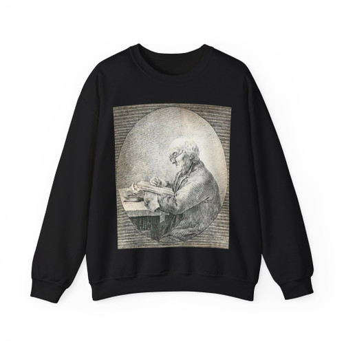 FRIEDRICH, Caspar David - Adolf Gottlieb Friedrich, Reading (Artwork) Crewneck Sweatshirt
