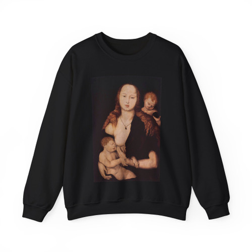 BALDUNG GRIEN, Hans - religious - Virgin and Child (Artwork) Crewneck Sweatshirt