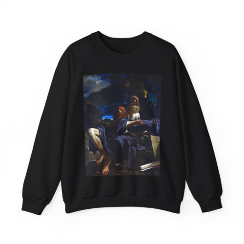 GUERCINO - Elijah fed by Ravens (Artwork) Crewneck Sweatshirt