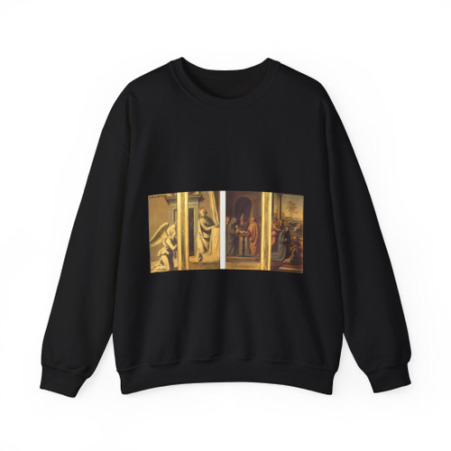 BARTOLOMEO, Fra - The Annunciation (front), Circumcision and Nativity (back) (Artwork) Crewneck Sweatshirt