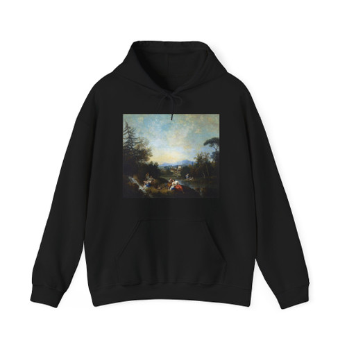 ZUCCARELLI, Francesco - Landscape with Girls at the River (Artwork) Hoodie