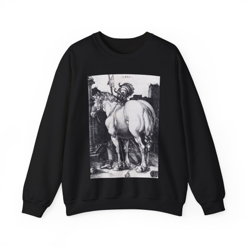 DURER, Albrecht - Large Horse (Artwork) Crewneck Sweatshirt