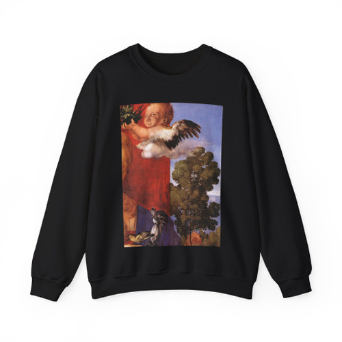 DURER, Albrecht - Madonna with the Siskin (detail)3 (Artwork) Crewneck Sweatshirt