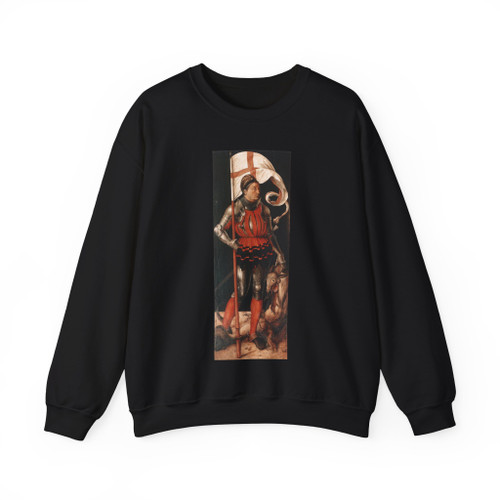 DURER, Albrecht - Paumgartner Altar (left wing) (Artwork) Crewneck Sweatshirt