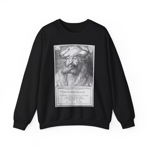 DURER, Albrecht - Portrait of Frederick the Wise (Artwork) Crewneck Sweatshirt