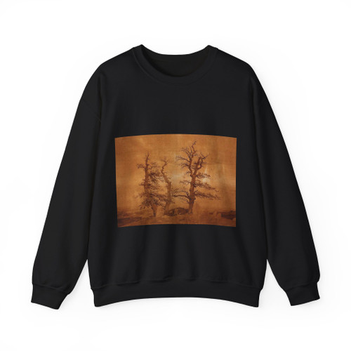 FRIEDRICH, Caspar David - Giant Grave by the Sea (Artwork) Crewneck Sweatshirt