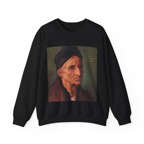 DURER, Albrecht - Portrait of Michael Wolgemut (Artwork) Crewneck Sweatshirt