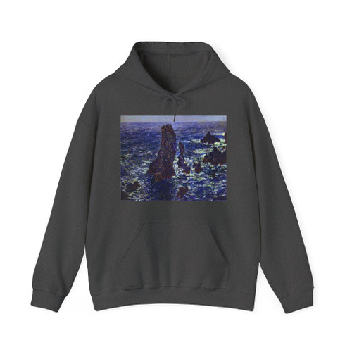 MONET, Claude - Cliffs at Belle-Ile (Artwork) Hoodie