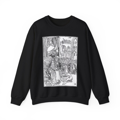 DURER, Albrecht - St Jerome (Artwork) Crewneck Sweatshirt