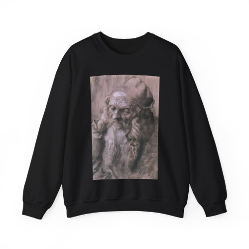 DURER, Albrecht - Study of a Man Aged 93 (Artwork) Crewneck Sweatshirt