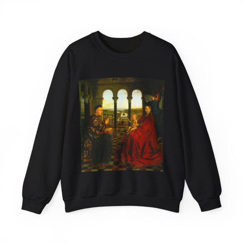 Eyk, Jan van - The Virgin of Chancellor Rolin (Artwork) Crewneck Sweatshirt