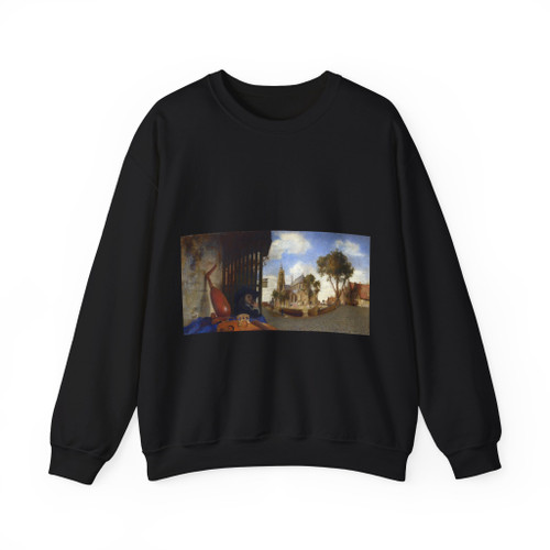 FABRITIUS, Carel - View of the City of Delft (Artwork) Crewneck Sweatshirt