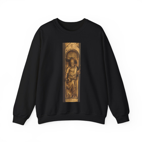 GHIBERTI, Lorenzo -Eastern Door- Biblical Person (detail from the east door) (Artwork) Crewneck Sweatshirt