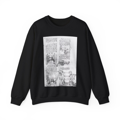 FRANCESCO di Giorgio Martini  - Illustrations from the Trattato di architettura (Artwork) Crewneck Sweatshirt