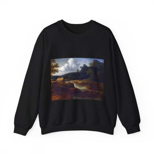 EVERDINGEN, Allaert van - A Saw-mill by a Torrent (Artwork) Crewneck Sweatshirt