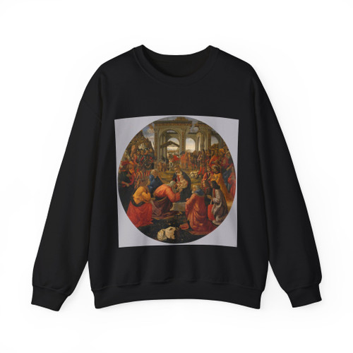 GHIRLANDAIO, Domenico - Adoration Of The Magi 1487 (Artwork) Crewneck Sweatshirt