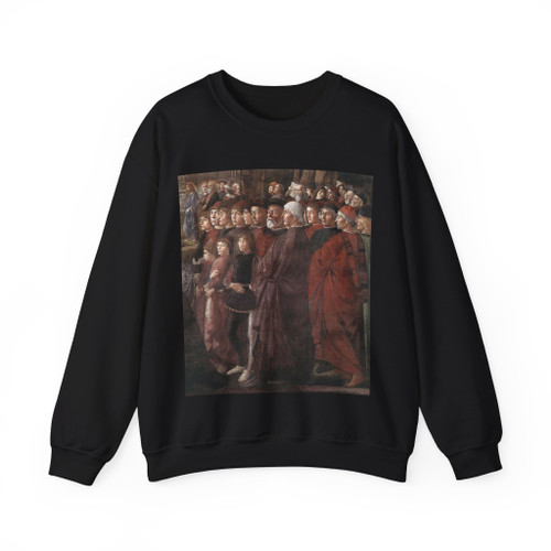 GHIRLANDAIO, Domenico - Calling of the Apostles (detail)2 (Artwork) Crewneck Sweatshirt