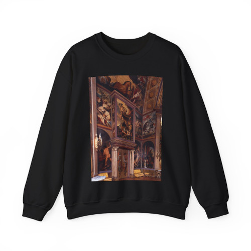 EVERDINGEN, Caesar van - View of the Oranjezaal (Artwork) Crewneck Sweatshirt
