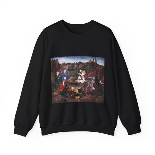 EYCK, Hubert van - The Three Marys at the Tomb (Artwork) Crewneck Sweatshirt