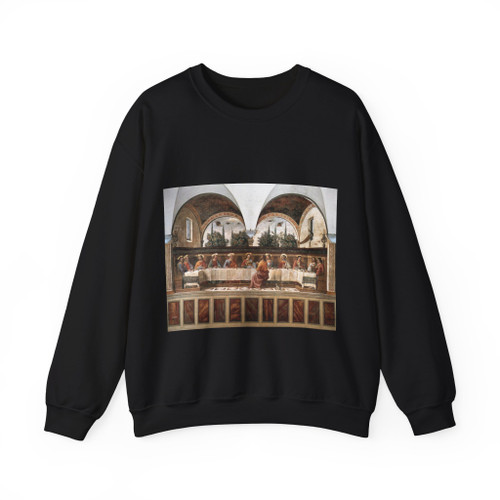 GHIRLANDAIO, Domenico - Last Supper3 (Artwork) Crewneck Sweatshirt