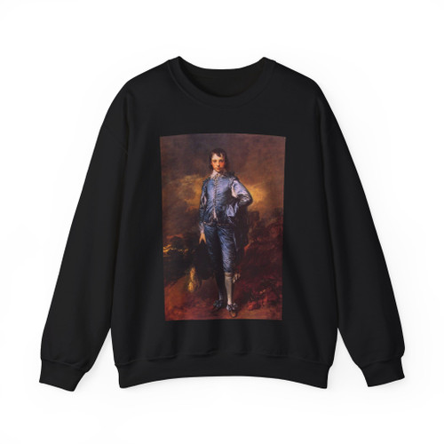 GAINSBOROUGH, Thomas - Portrait of Jonathan Buttall-The Blue Boy (Artwork) Crewneck Sweatshirt