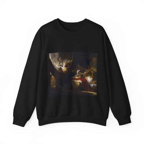 FRAGONARD, Jean-Honore - The Cradle (Artwork) Crewneck Sweatshirt