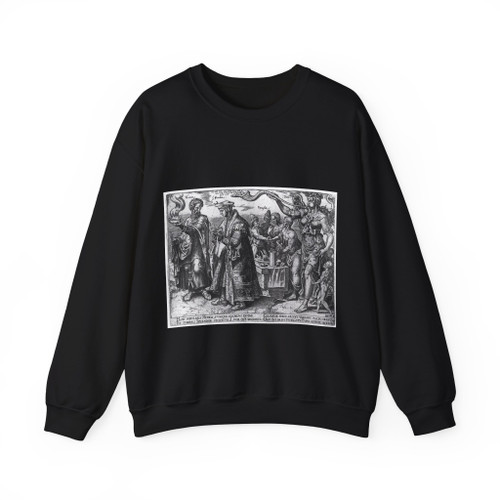 GALLE, Philip - The Unhappy Lot of the Rich (Artwork) Crewneck Sweatshirt