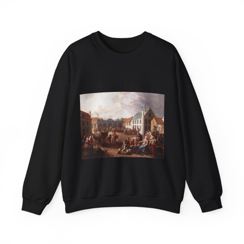 GAREMIJN, Jan Antoon - The Pandreitje in Bruges (Artwork) Crewneck Sweatshirt