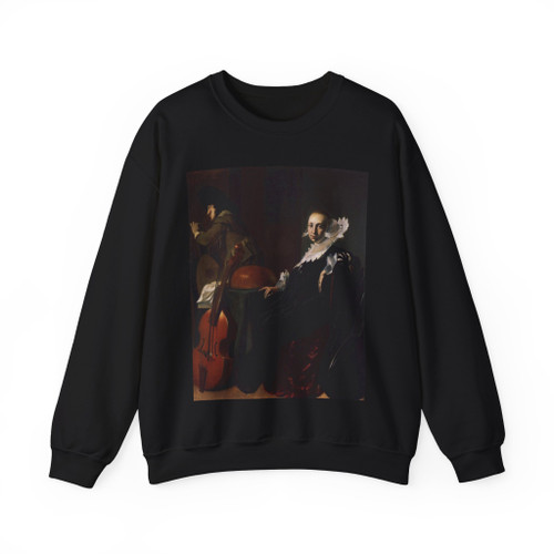 DUYSTER, Willem Cornelisz - Music-Making Couple (Artwork) Crewneck Sweatshirt