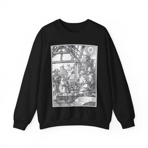 DURER, Albrecht - 4. The Nativity (Artwork) Crewneck Sweatshirt