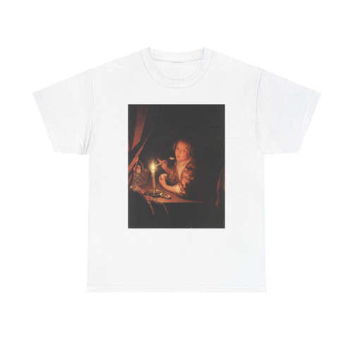 SCHALCKEN, Godfried - Girl Eating an Apple (Artwork) T-Shirt
