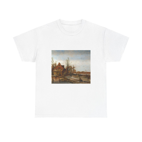 VELDE, Esaias van de - Winter Landscape (Artwork) T-Shirt