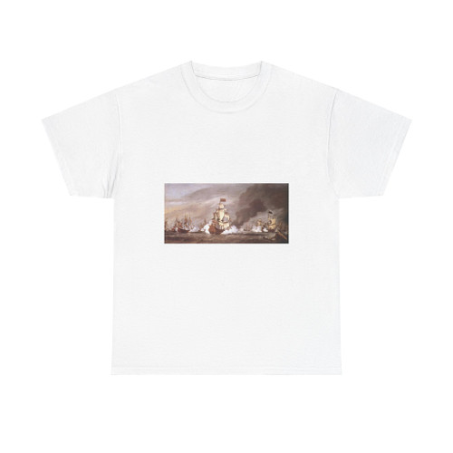 VELDE, Willem van de, the Younger - The Battle at Texel (Artwork) T-Shirt