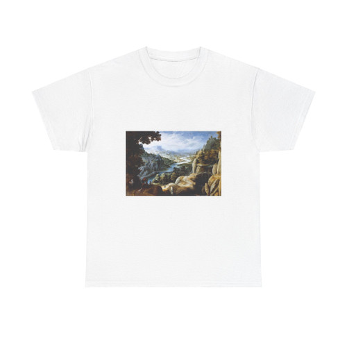 VERHAECHT, Tobias - Mountainous River Landscape (Artwork) T-Shirt